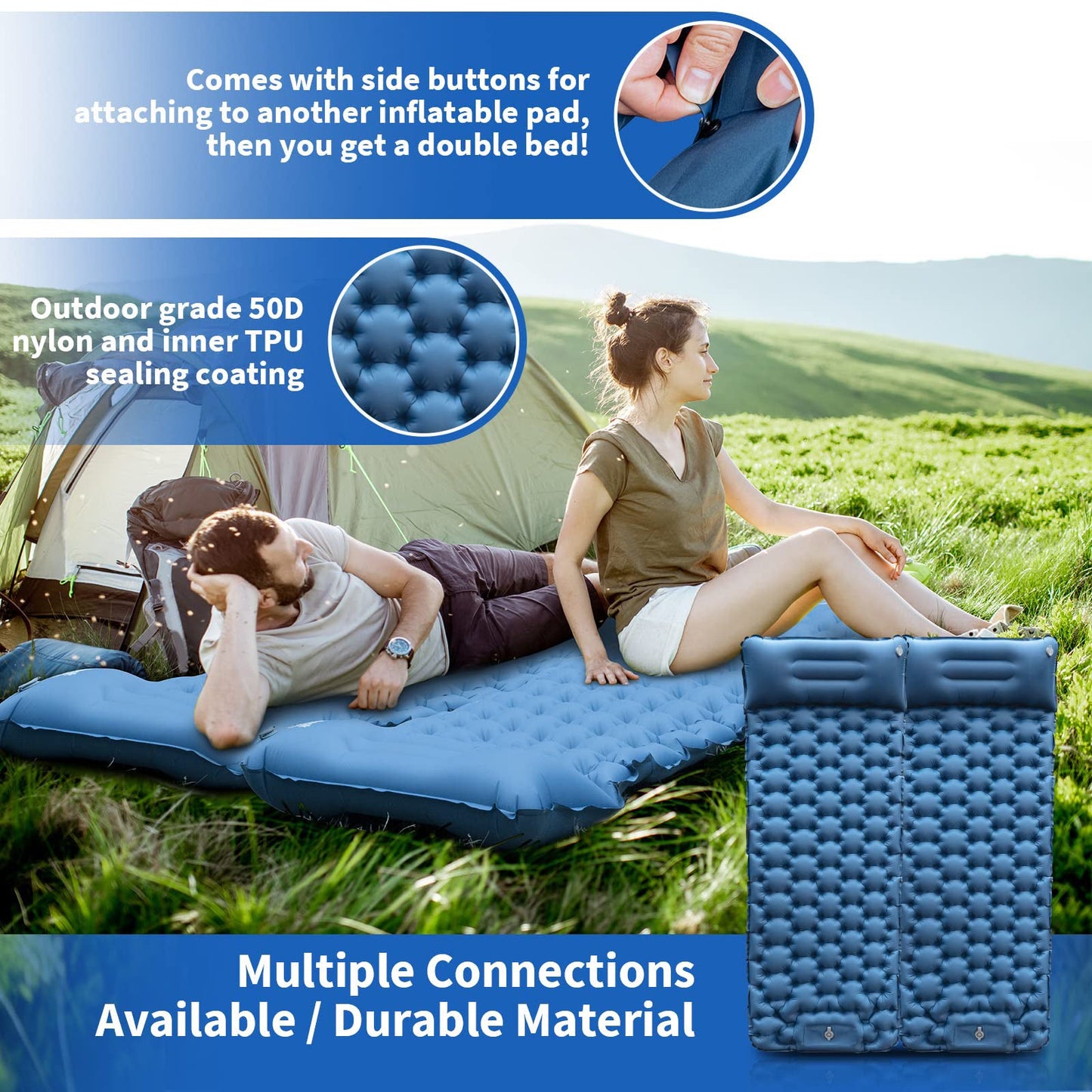 Inflatable Air Bed for Comfortable Sleeping