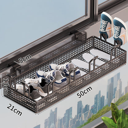 Over-the-Door Shoe Storage Rack with Adjustable Design