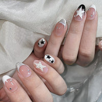 Black White