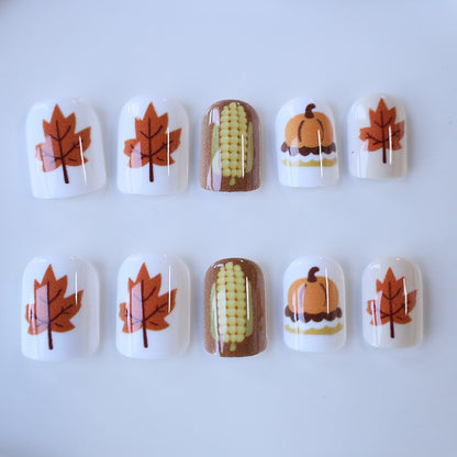 Autumn-Themed Nail Art Kit