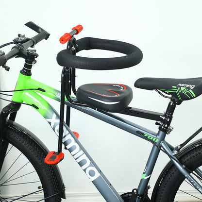 Child Bicycle Passenger Seat with Safety Armrest - Adjustable and Padded