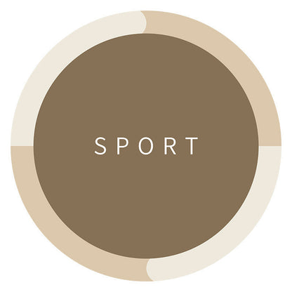 Sports-Inspired Abstract Area Rug for Playrooms