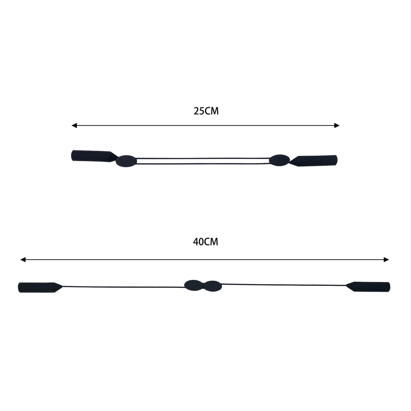 Eyewear Stabilization Strap with Adjustable Fit