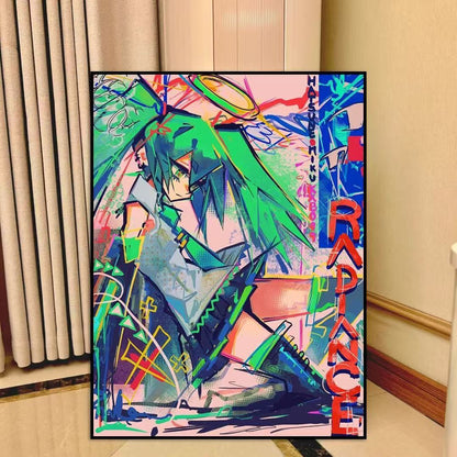 Canvas Wall Art Featuring Anime Inspiration
