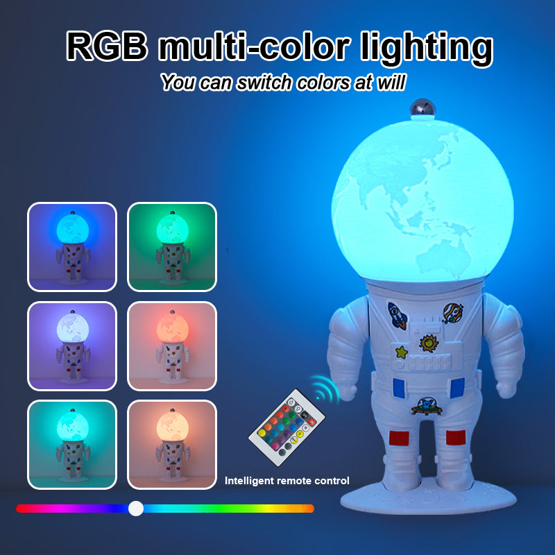 Creative Night Light for Bedroom - Resin Moon Lamp for Bedside Decor