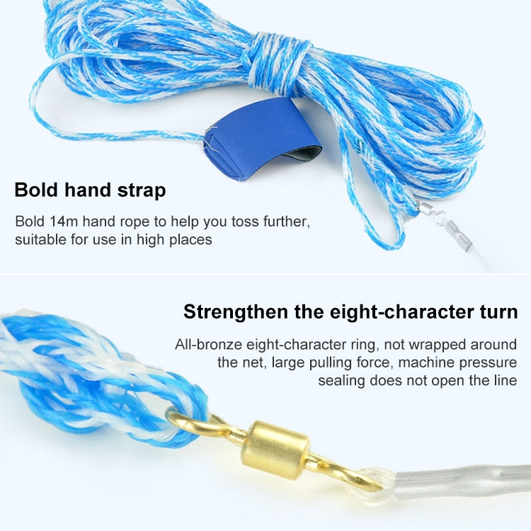 Easy Throw Fishing Cast Net - American Style Fishing Gear