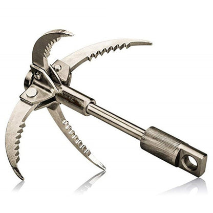 Folding Grappling Hook Carabiner for Outdoor Climbing and Survival