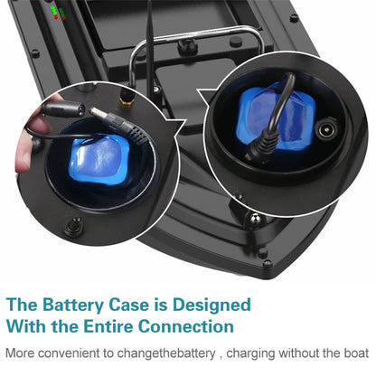 Smart Remote Control Fishing Bait Boat - 2kg Capacity, 500m Range