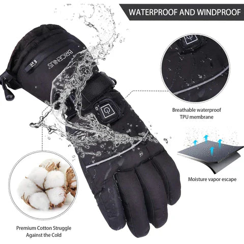 Quick Heating Adjustable Gloves for Warming Hands
