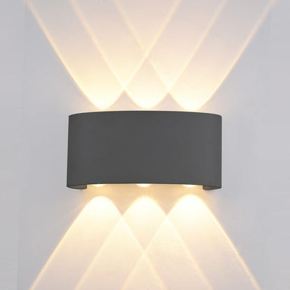 Outdoor Wall Light with Up Down LED – Warm White 3000K