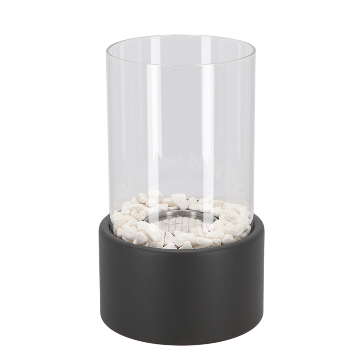 Sleek Indoor Ambient Light Lamp with Decorative Oil Flame
