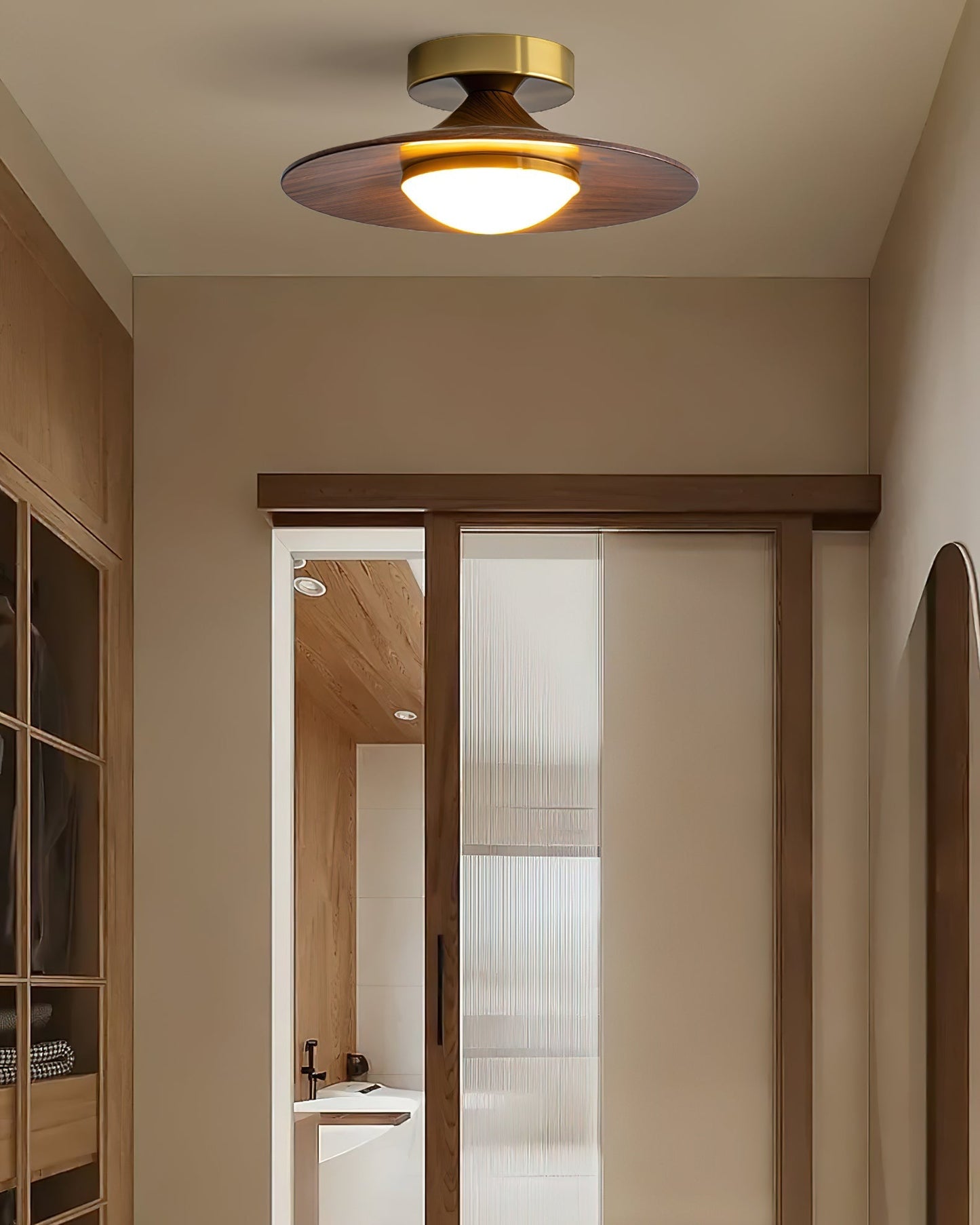Flush Mount Low Profile LED Ceiling Light in Modern Design