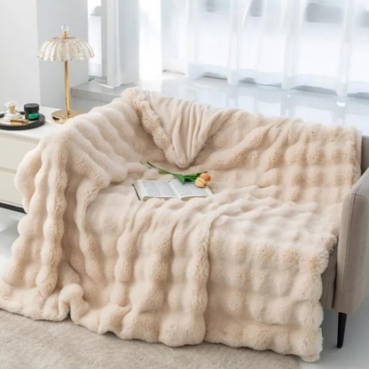 Cozy Plush Throw Blanket - Soft, Elegant, Warm [Last Day Discount]