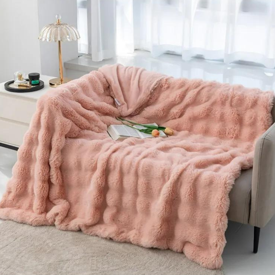 Cozy Plush Throw Blanket - Soft, Elegant, Warm [Last Day Discount]