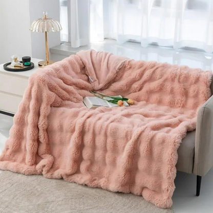 Cozy Plush Throw Blanket - Soft, Elegant, Warm [Last Day Discount]