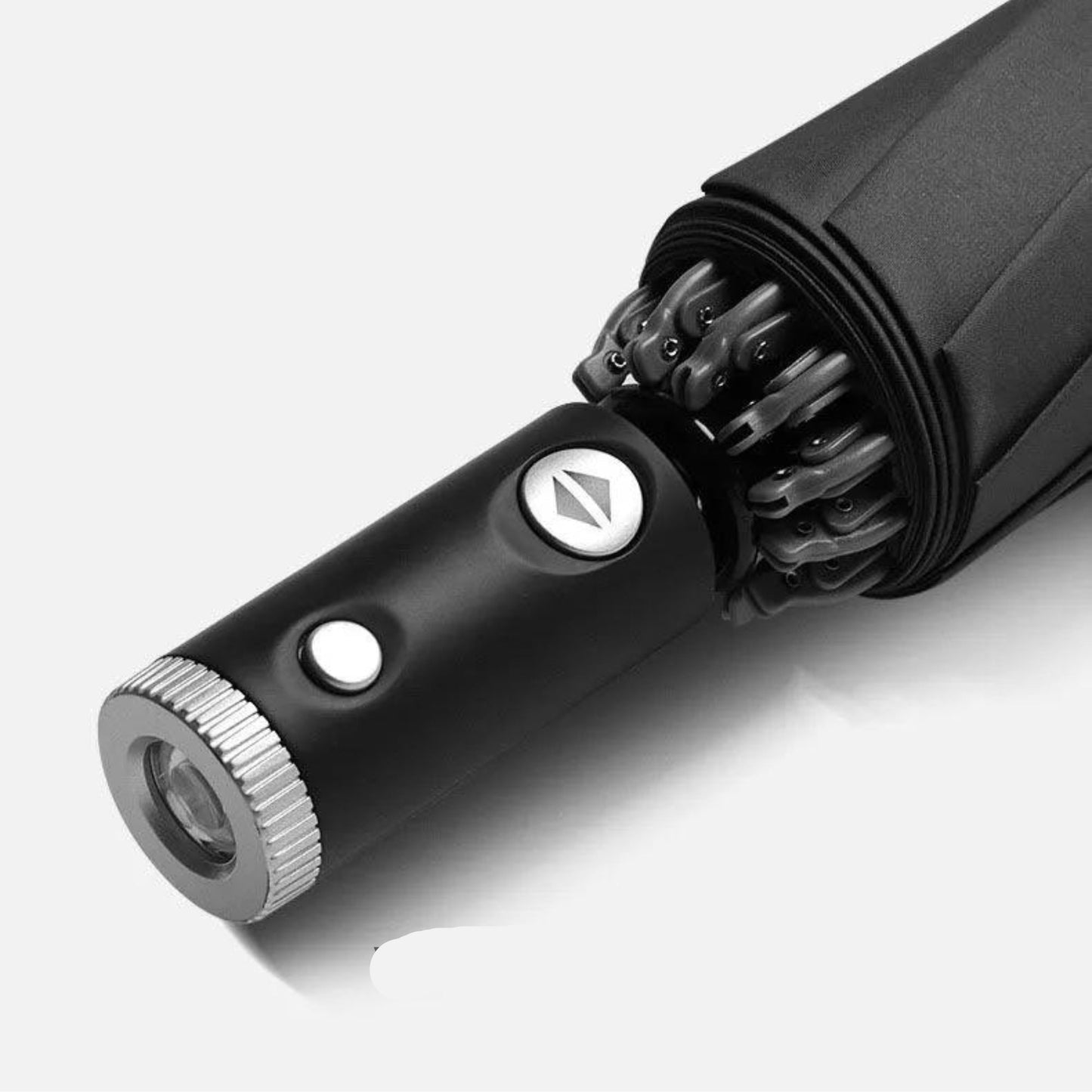 Automatic Windproof Umbrella with Reflective Edge – Stylish Design
