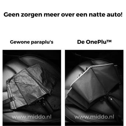 Automatic Windproof Umbrella with Reflective Edge – Stylish Design