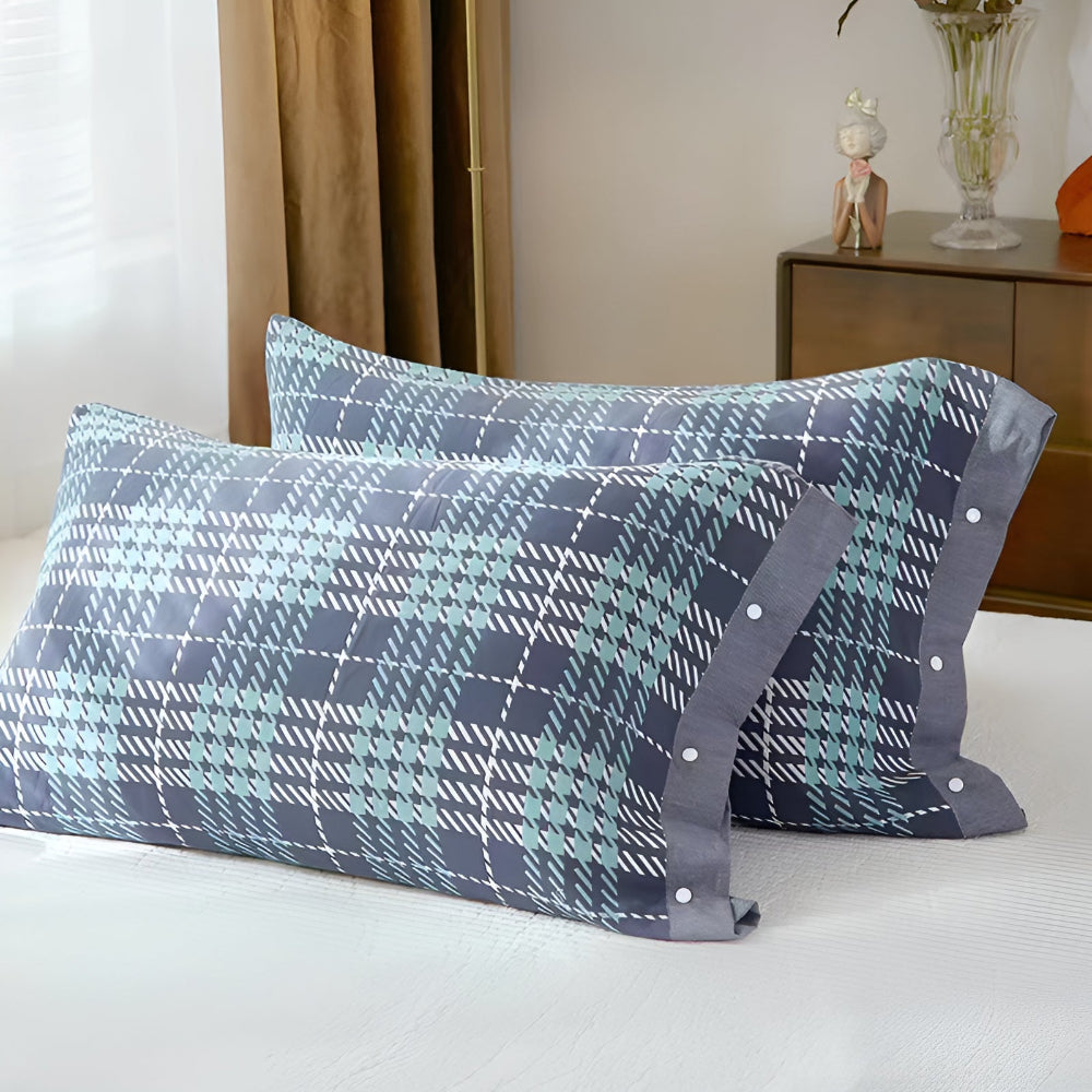 Luxurious Cotton Pillowcase with Button Closure