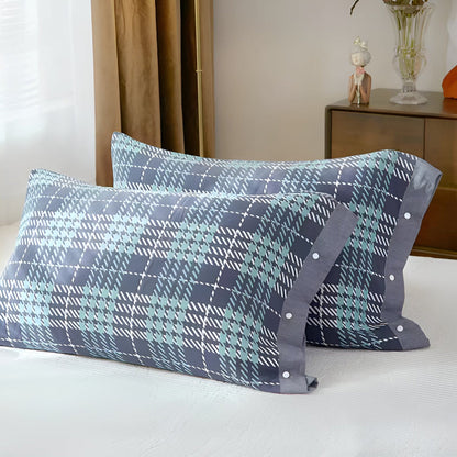 Luxurious Cotton Pillowcase with Button Closure