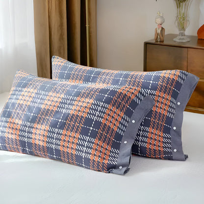 Luxurious Cotton Pillowcase with Button Closure