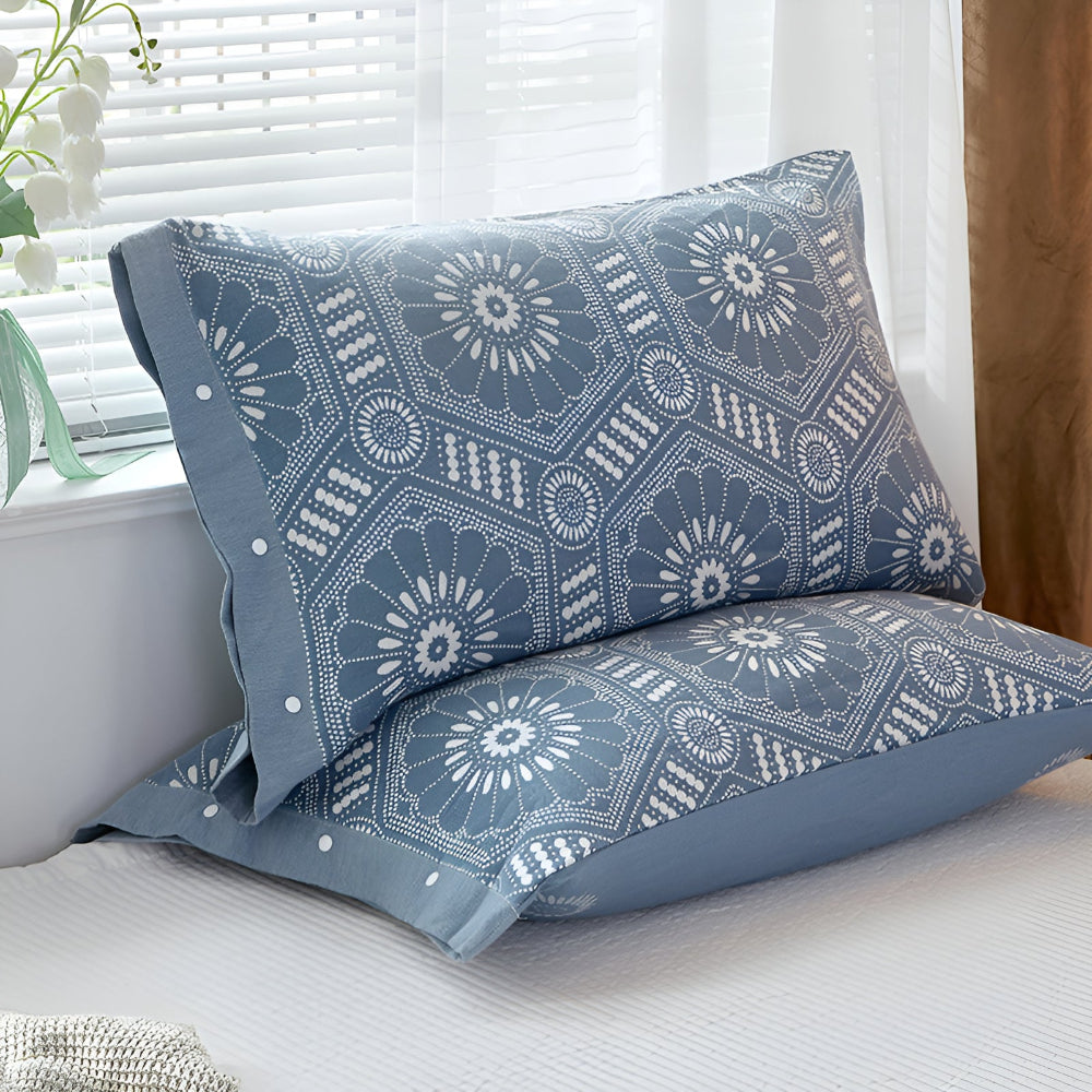 Luxurious Cotton Pillowcase with Button Closure