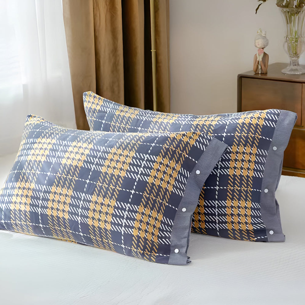 Luxurious Cotton Pillowcase with Button Closure