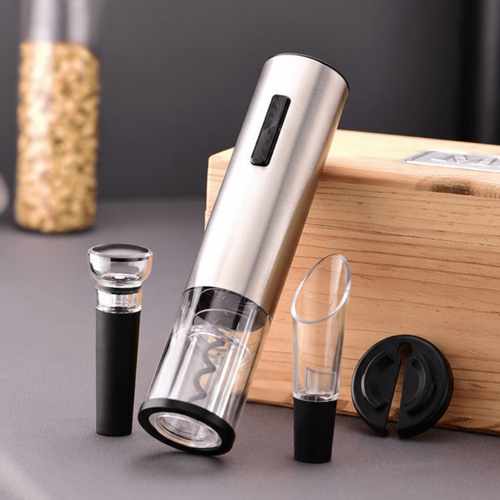 Electric Wine Opener Kit for Effortless Bottle Access