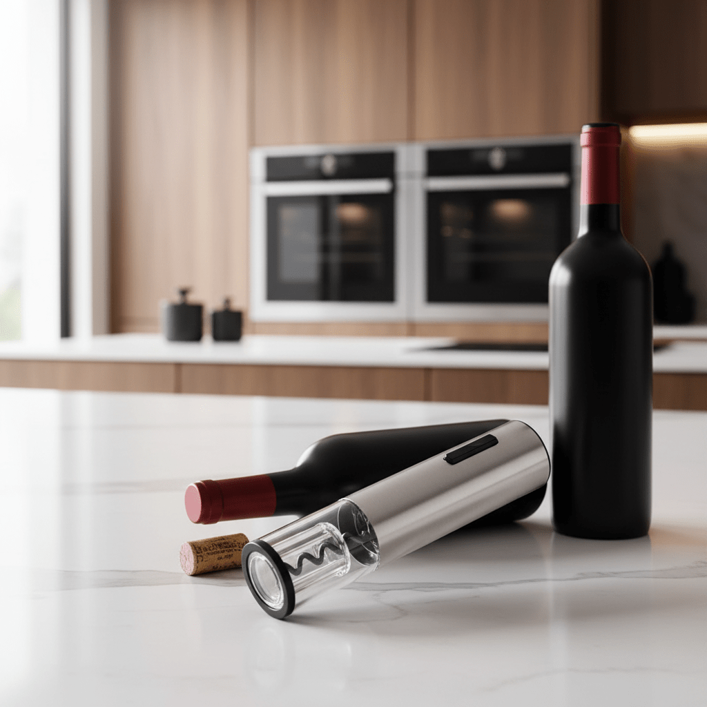 Electric Wine Opener Kit for Effortless Bottle Access