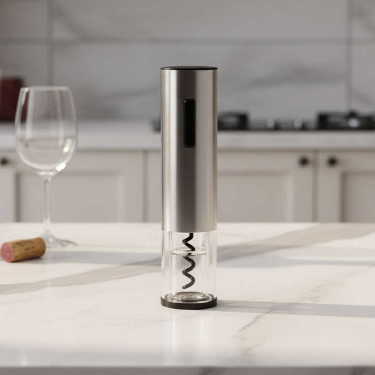 Electric Wine Opener Kit for Effortless Bottle Access