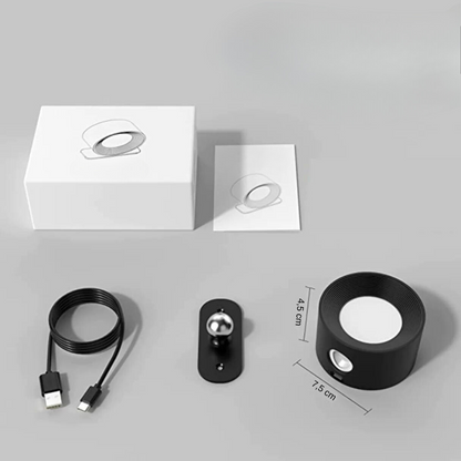 Rechargeable Wireless Wall Lamp – 360° Adjustable Lighting Fixture