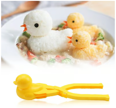 Charming Rice Shaper Set for Fun Bento and Sushi Creations