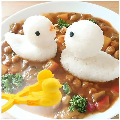 Charming Rice Shaper Set for Fun Bento and Sushi Creations