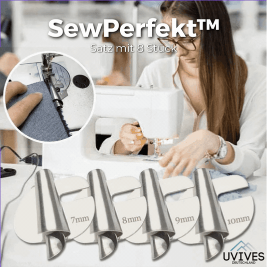 50% OFF | Set of 8 Spiral Sewing Machine Feet for Hemming