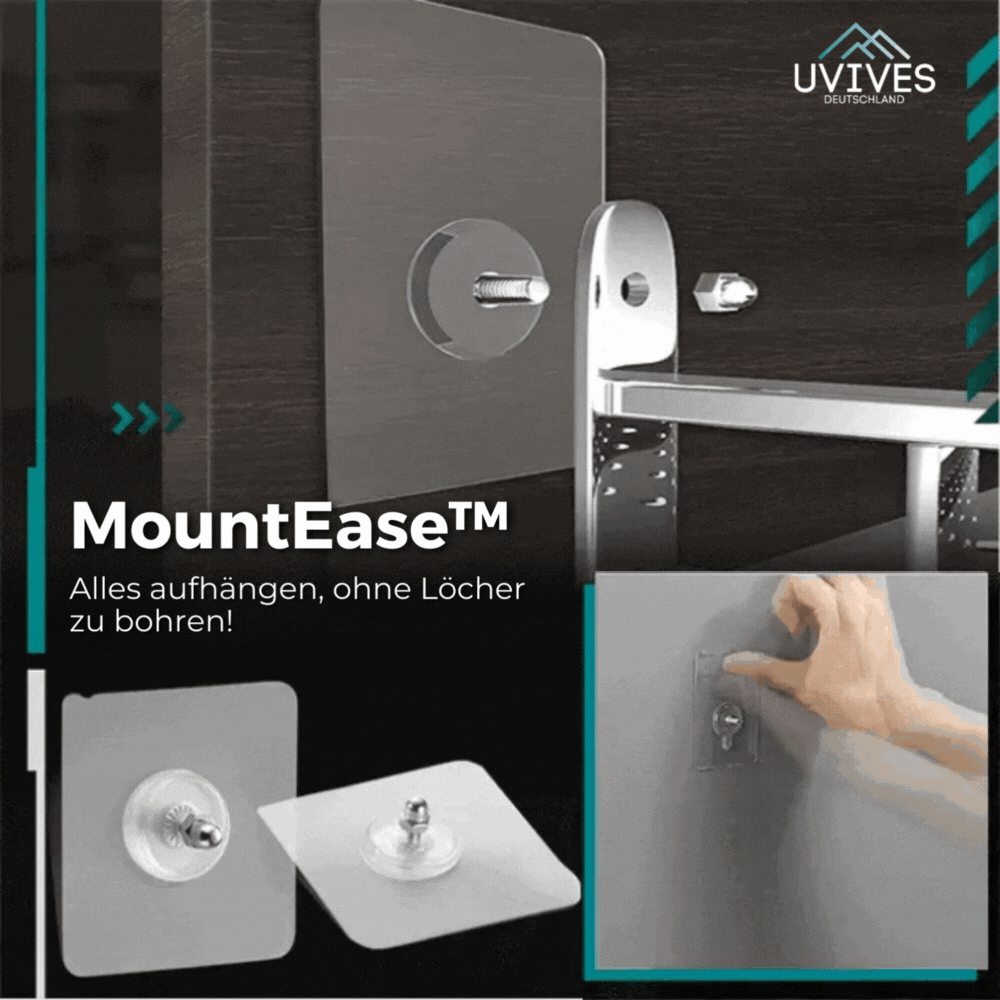 5+5 FREE | MountEase - Screw Hooks Without Drilling [Last Day Discount]