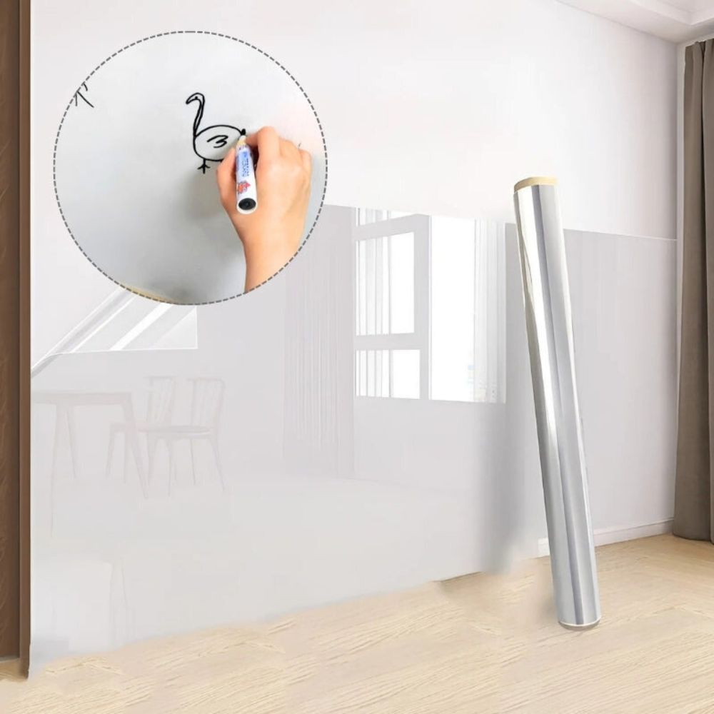 Static Wall Protection Film – Clear & Adhesive-Free | Scratch & Dirt Shield for Kitchen, Bathroom & Children's Room
