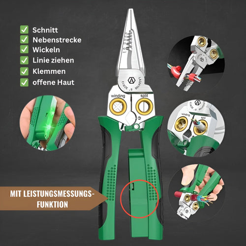 Precision Wire Stripper and Cutter with Tension Detector