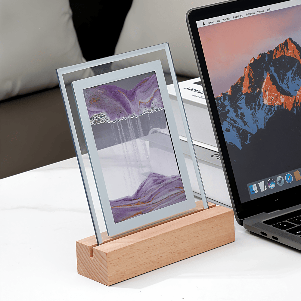 Quicksand Art Frame Lamp – Creative 3D Flow Night Light