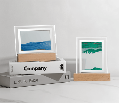 Quicksand Art Frame Lamp – Creative 3D Flow Night Light