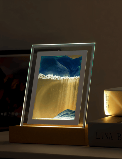 Quicksand Art Frame Lamp – Creative 3D Flow Night Light