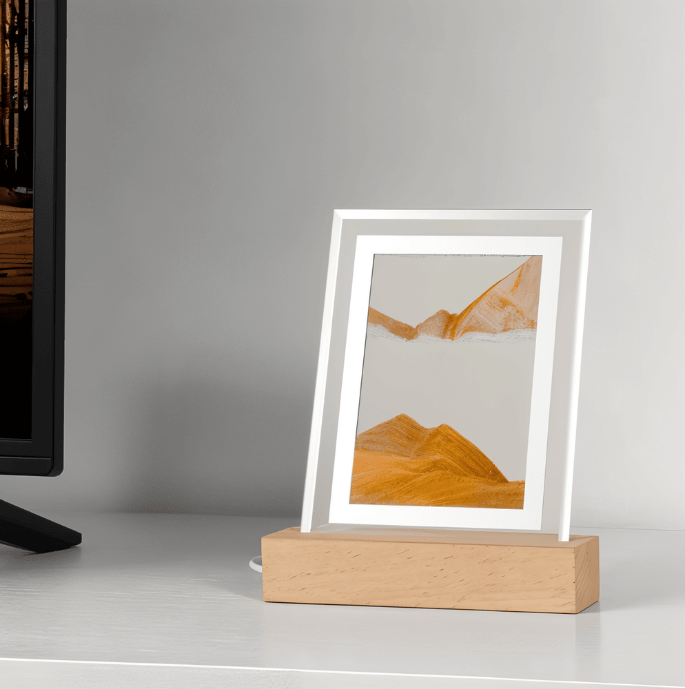 Quicksand Art Frame Lamp – Creative 3D Flow Night Light