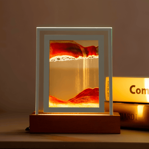 Quicksand Art Frame Lamp – Creative 3D Flow Night Light