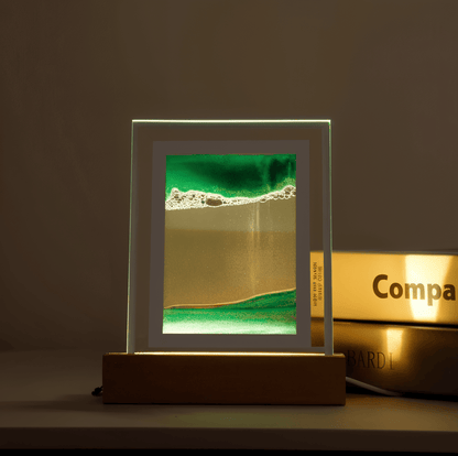 Quicksand Art Frame Lamp – Creative 3D Flow Night Light