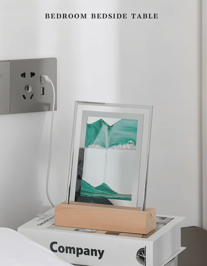 Quicksand Art Frame Lamp – Creative 3D Flow Night Light