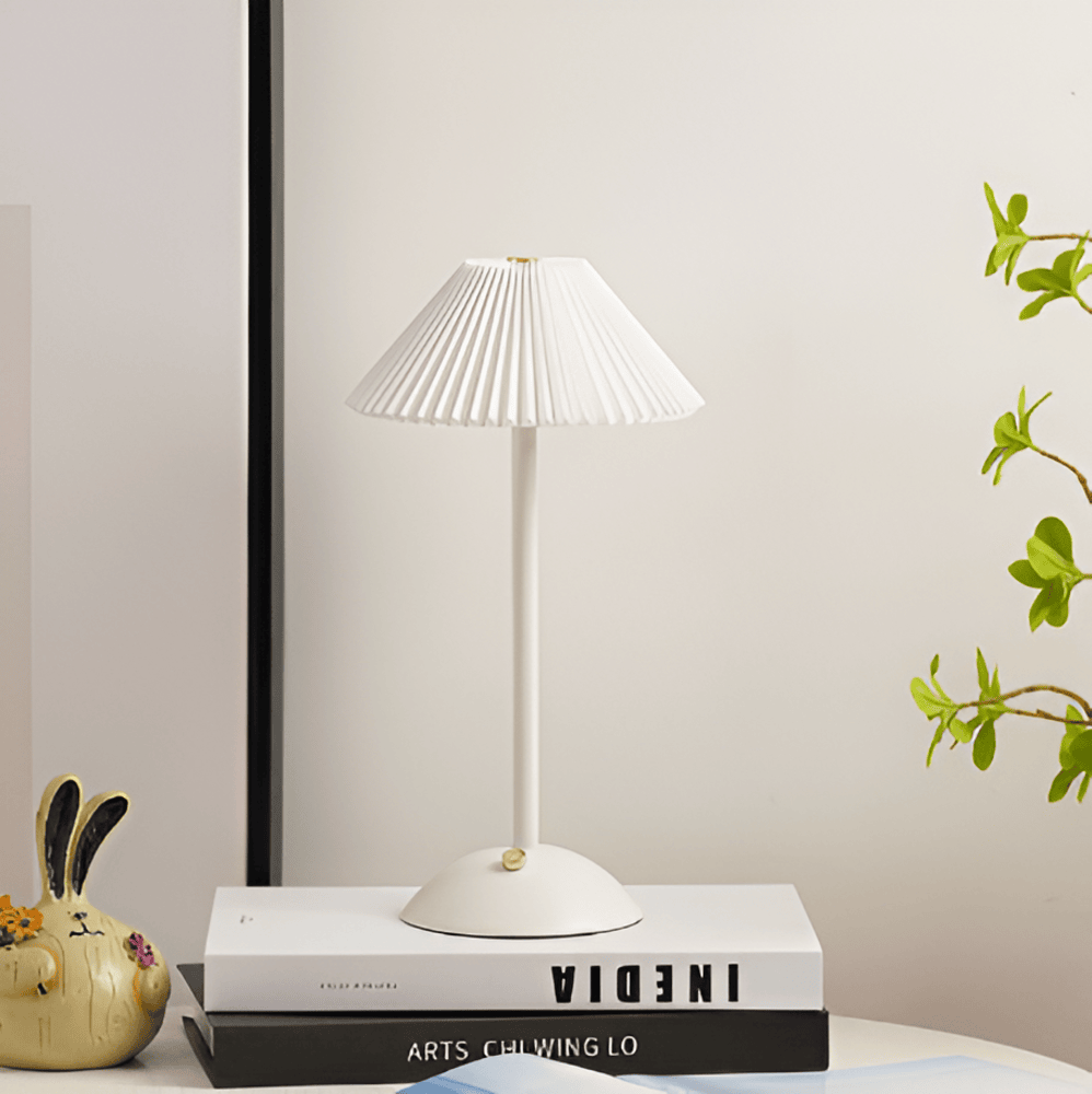 Rechargeable LED Umbrella Lamp in Aluminum with Touch Dimmer