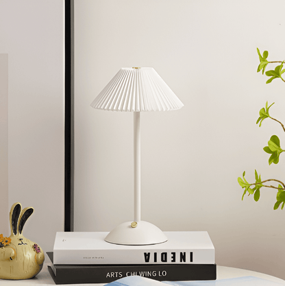 Rechargeable LED Umbrella Lamp in Aluminum with Touch Dimmer