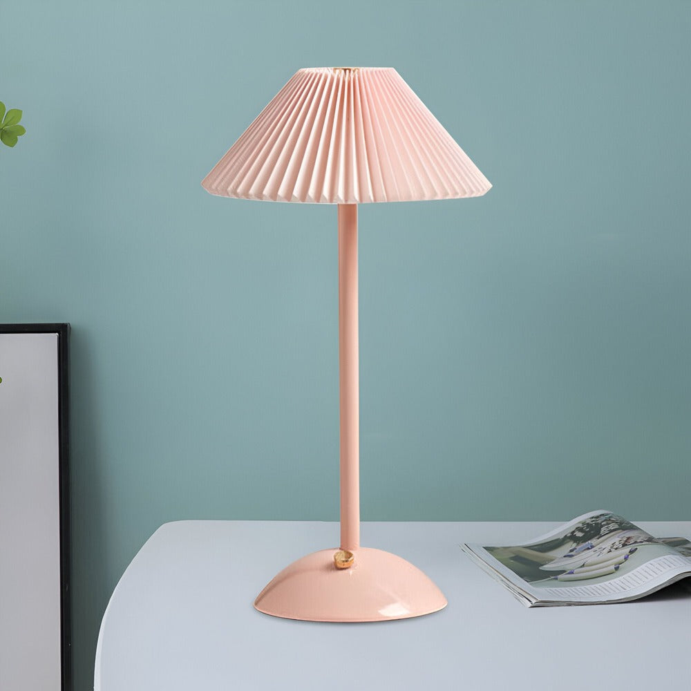 Rechargeable LED Umbrella Lamp in Aluminum with Touch Dimmer
