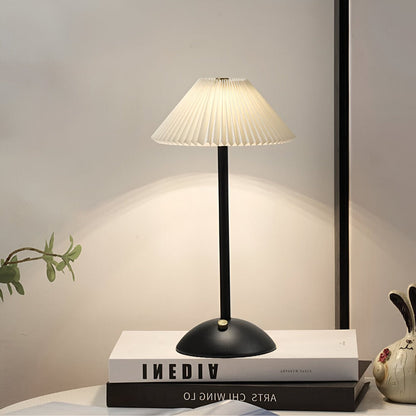 Rechargeable LED Umbrella Lamp in Aluminum with Touch Dimmer