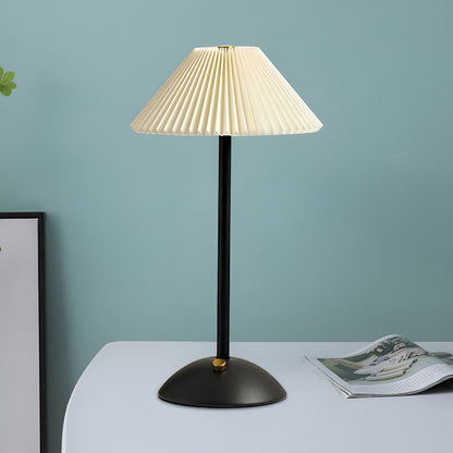Rechargeable LED Umbrella Lamp in Aluminum with Touch Dimmer