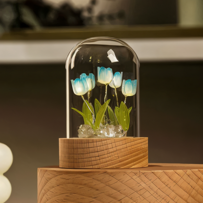 LED Table Lamp in Tulip Shape – DIY Floral Night Light