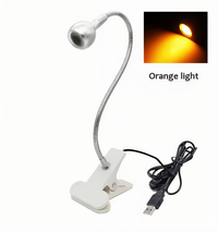 Silver - Orange Light